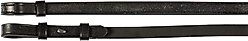 Horze Laelia Plain Leather Dressage Horse Reins, Black, Pony slide 2 of 2