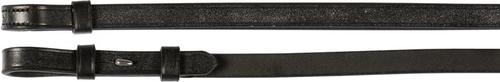 Show full view: Horze Laelia Plain Leather Dressage Horse Reins, Black, Pony slide 2 of 2