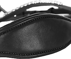 Horze Somerset Fancy Show Horse Bridle, Black, Warmblood slide 2 of 4