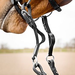 Horze Rein-Aid Inserts Soft Horse Reins, Black slide 2 of 2