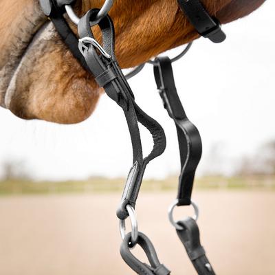 Show full view: Horze Rein-Aid Inserts Soft Horse Reins, Black slide 2 of 2