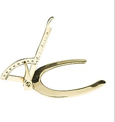 Horze Brass Horse Hoof Gauge, One Size