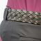 Show in main carousel: Equinavia Kari Braided Wide Leather Horse Riding Belt, Black, Large slide 4 of 4