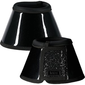 Horze Bell Horse Boots with Glitter, Black, X-Large