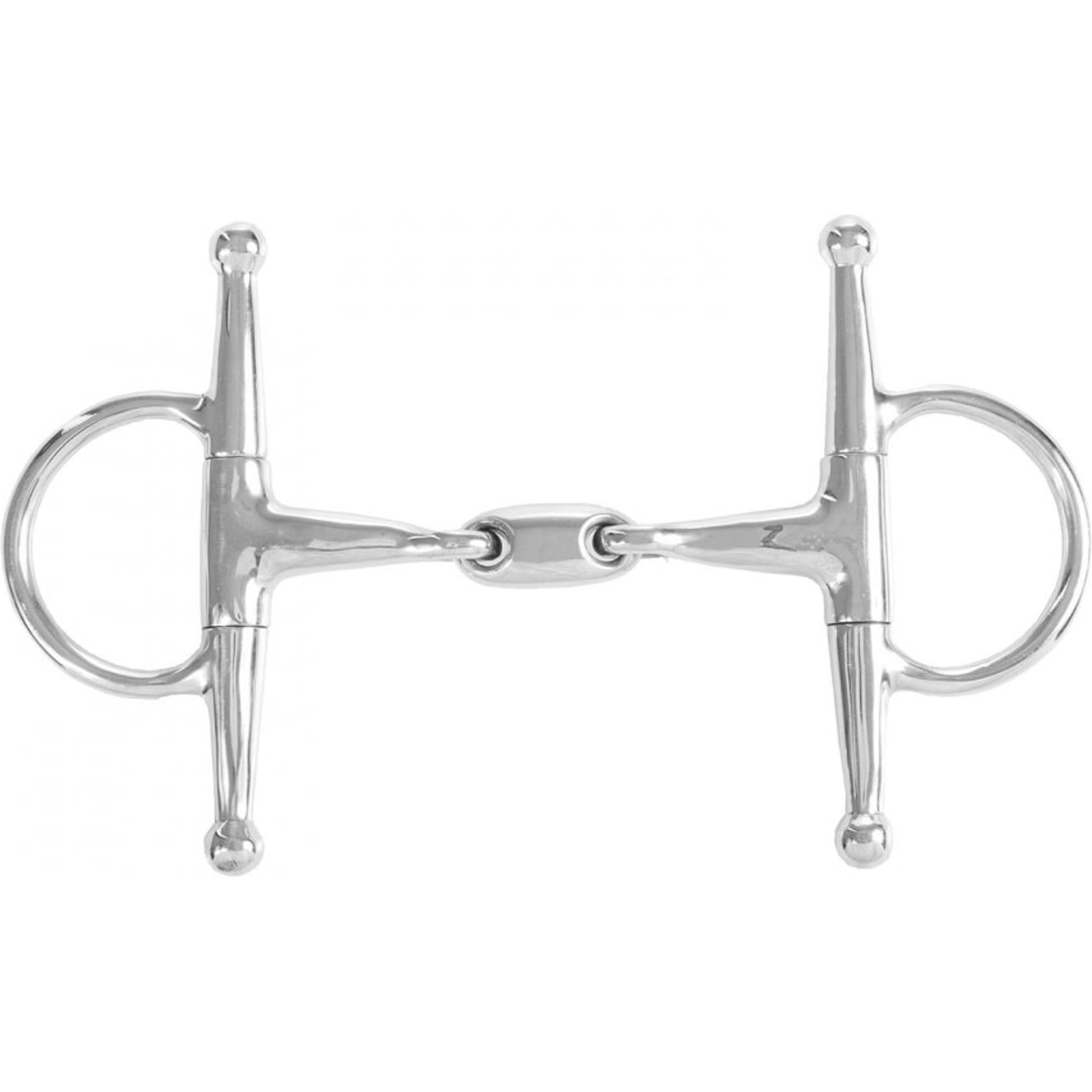Horze Oval Link Joint Full Cheek Snaffle Horse Bit, 4