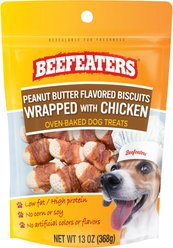 Beefeaters Peanut Butter Biscuit Chicken Jerky Dog Treats, 13-oz bag