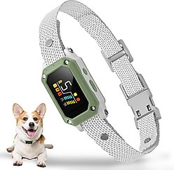 PATPET Waterproof Smart Anti-Bark Dog Collar, Green slide 1 of 8