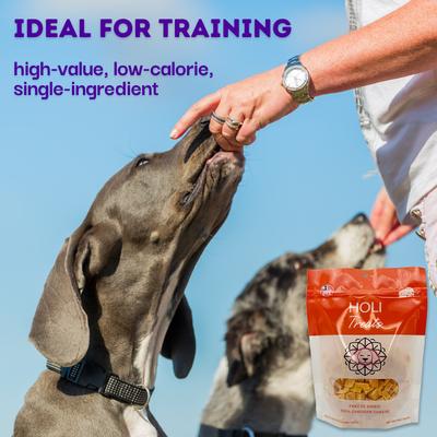 Show full view: HOLI Single Ingredient Cheddar Cheese Freeze-Dried Dog & Cat Treats, 5-oz bag slide 3 of 9