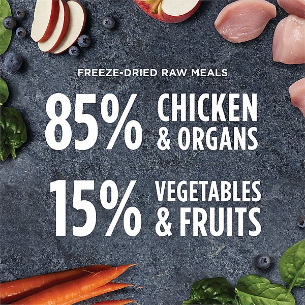 Instinct Raw Meals Cage-Free Chicken Recipe Grain-Free Adult Freeze-Dried Dog Food