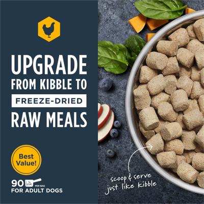 Instinct Raw Meals Cage-Free Chicken Recipe Grain-Free Adult Freeze-Dried Dog Food