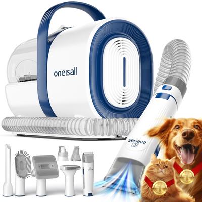 Show full view: OneIsAll LM2 7-in-1 Tool Pet Hair Vacuum & Grooming Kit, 1.5-L slide 1 of 13