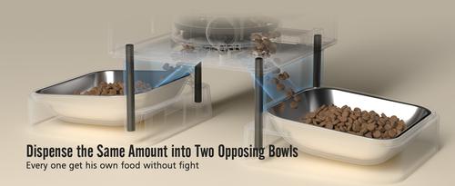 Show full view: OneIsAll PFD-002 PRO 5G Wifi Automatic Cat Feeder, 20-cup slide 9 of 11