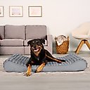 FurHaven Ultra Plush Luxe Lounger Orthopedic Cat & Dog Bed with Removable Cover, Gray, Jumbo