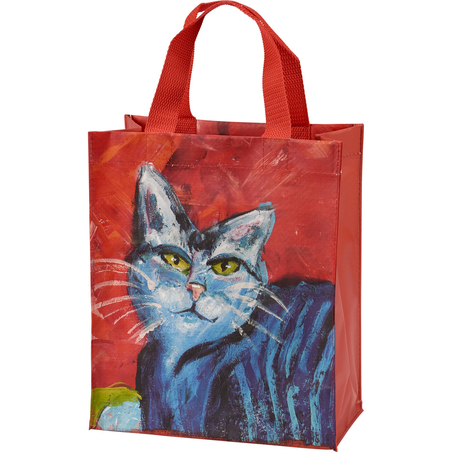 Primitives By Kathy Colorful Cat Daily Tote Bag