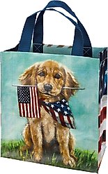 Primitives By Kathy Dog Flags Daily Tote Bag slide 2 of 4