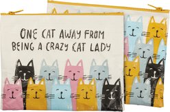 Primitives By Kathy One Cat Away Zipper Pouch Bag