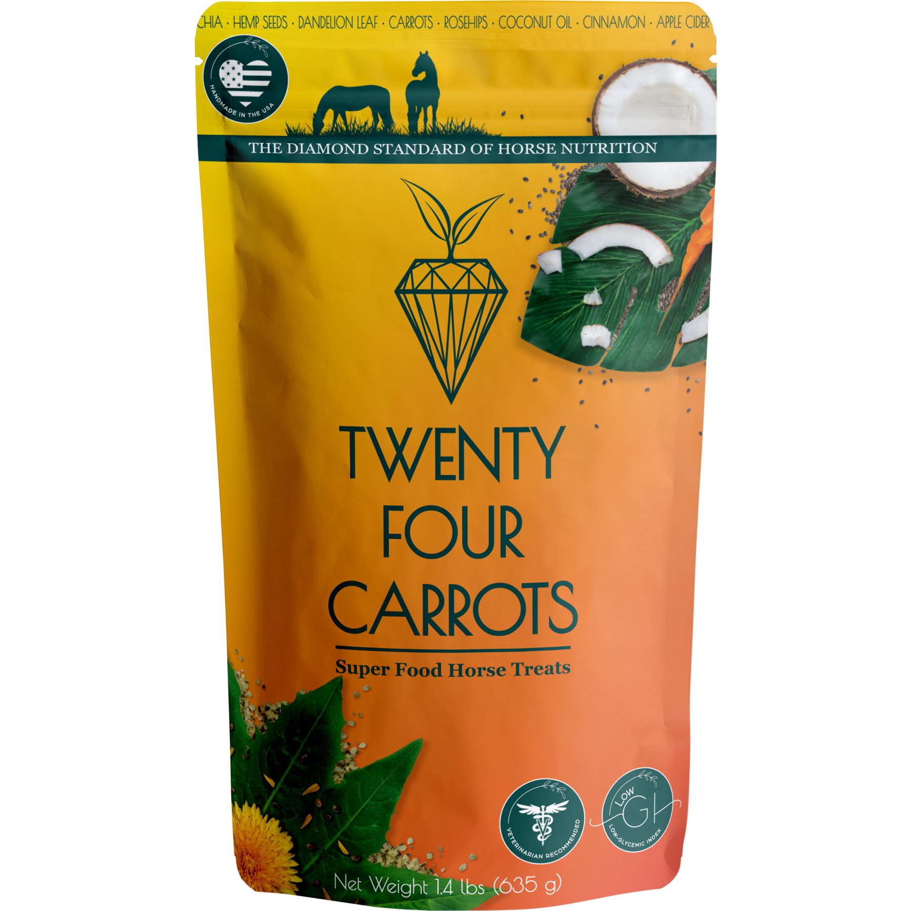 Twenty Four Carrots Super Food Horse Treats, 1.4-lb bag