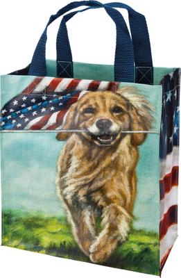 Show full view: Primitives By Kathy Dog Flags Daily Tote Bag slide 3 of 4