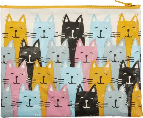 Show full view: Primitives By Kathy One Cat Away Zipper Pouch Bag slide 2 of 4