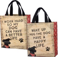 Primitives By Kathy Hug The Dog Daily Tote Bag