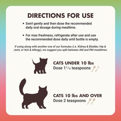 Show full view: Liquid-Vet Feline Total & Complete Seafood Flavored Liquid Multi-Supplement for Cats, 8-fl oz bottle slide 8 of 9