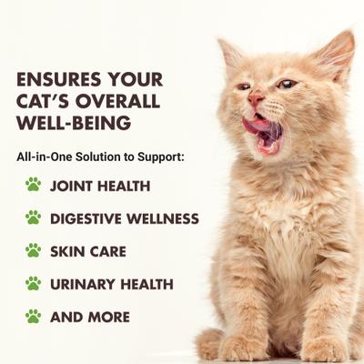 Show full view: Liquid-Vet Feline Total & Complete Seafood Flavored Liquid Multi-Supplement for Cats, 8-fl oz bottle slide 3 of 9