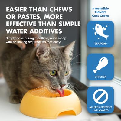 Show full view: Liquid-Vet Teeth & Gums Support Allergy-friendly Unflavored Cat Supplement, 8-fl oz bottle slide 7 of 12