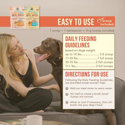 Show full view: Remy's Kitchen SuperfoodPLUS Meal Mixers Chicken Grain-Free Dog Food Topping, 5-oz bag slide 8 of 12