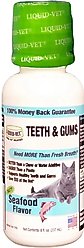 Liquid-Vet Teeth & Gums Support Seafood Flavor Cat Supplement, 8-fl oz bottle