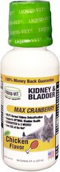 Liquid-Vet Kidney & Bladder Support Chicken Flavor Cat Supplement, 8-fl oz bottle