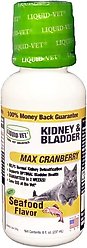 Liquid-Vet Kidney & Bladder Support Seafood Flavor Cat Supplement, 8-fl oz bottle