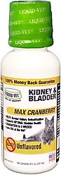 Liquid-Vet Kidney & Bladder Support Allergy-Friendly Unflavored Cat Supplement, 8-fl oz bottle