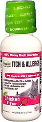Liquid-Vet Itch & Allergy Support Chicken Flavor Cat Supplement, 8-fl oz bottle