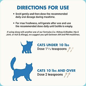 Liquid-Vet Teeth & Gums Support Allergy-friendly Unflavored Cat Supplement, 8-fl oz bottle