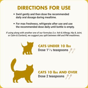 Liquid-Vet Kidney & Bladder Support Chicken Flavor Cat Supplement, 8-fl oz bottle