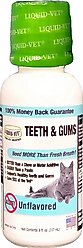 Liquid-Vet Teeth & Gums Support Allergy-friendly Unflavored Cat Supplement, 8-fl oz bottle