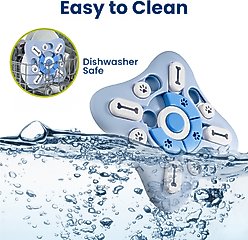 PawsPik Interactive Treat Dispensing Puzzle Dog Toy, Light Blue slide 2 of 8