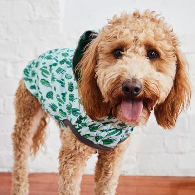 Show full view: GF Pet Reversible Dog Raincoat, Green, XX-Small slide 8 of 10