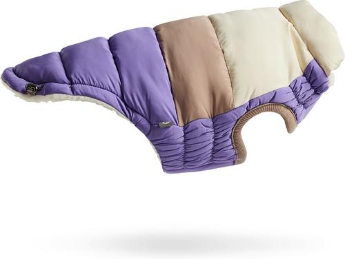 Show full view: GF Pet Color Block Dog Puffer Jacket, Purple, X-Large slide 4 of 11