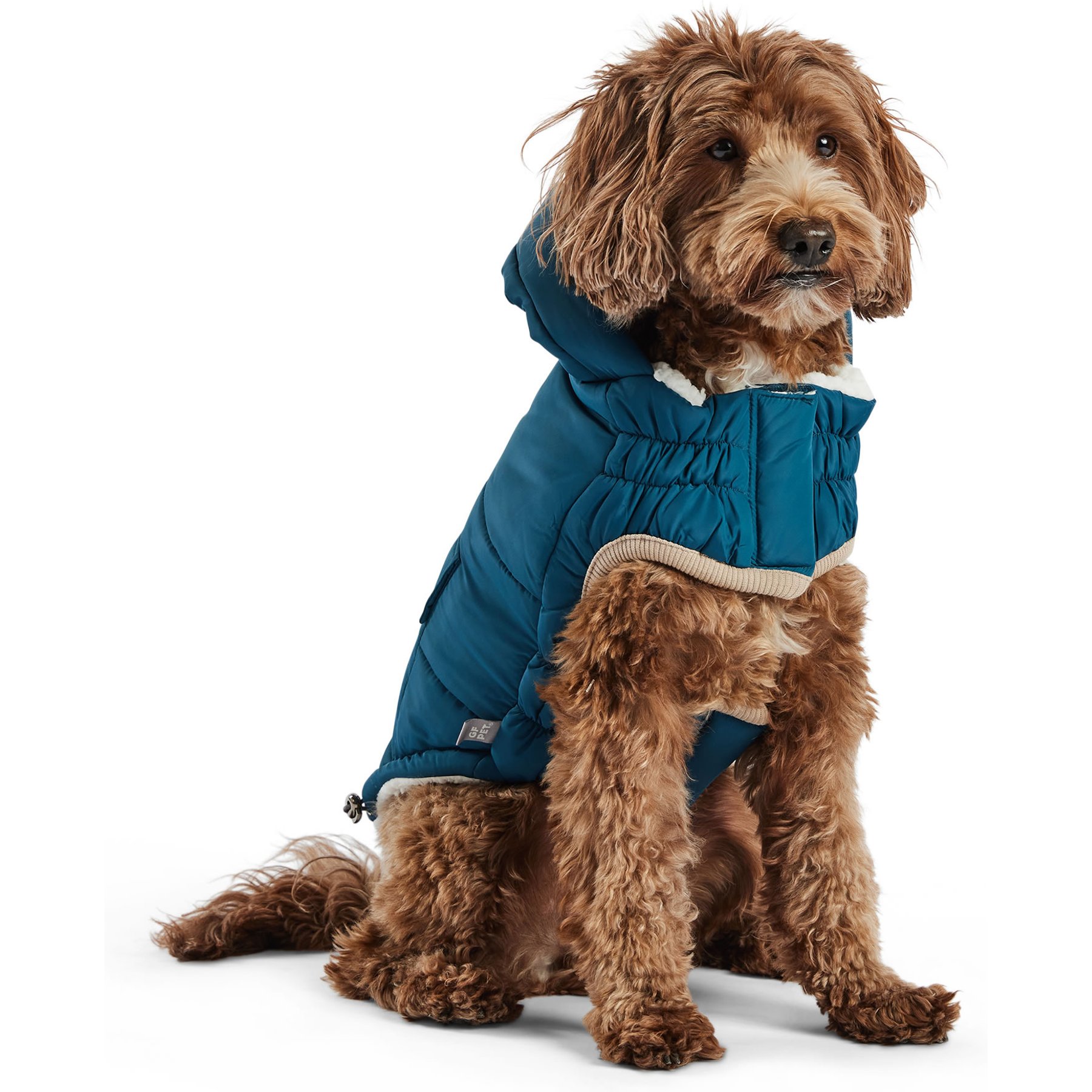 GF Pet Nordic Fiber Dog Parka, Dark Teal, XXX-Large