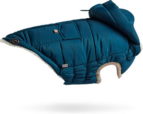Show full view: GF Pet Nordic Fiber Dog Parka, Dark Teal, Medium slide 4 of 11