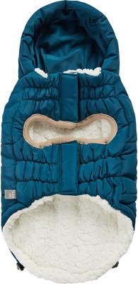 Show full view: GF Pet Nordic Fiber Dog Parka, Dark Teal, Medium slide 3 of 11