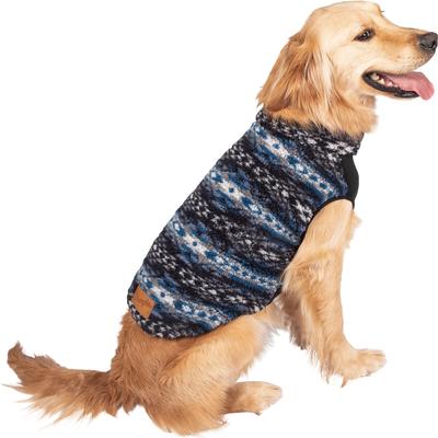 Show full view: Wrangler Printed Sherpa Dog Pullover, Blue Multi, X-Small slide 5 of 7