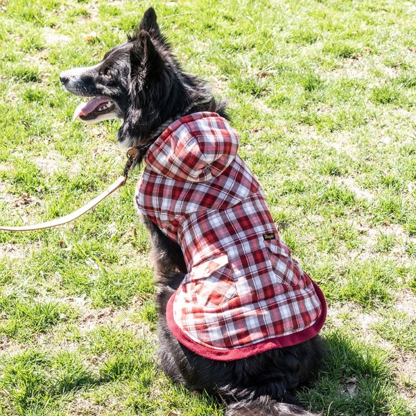 Show full view: Wrangler Reversible Flannel & Fleece Dog Vest, Red Multi, X-Large slide 7 of 9