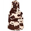 Show in main carousel: Wrangler Cow Print Fleece Dog Hoodie, Brown White, Large slide 3 of 7