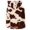 Show in main carousel: Wrangler Cow Print Fleece Dog Hoodie, Brown White, Small slide 2 of 6