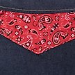 Show in main carousel: Wrangler Pattern Yoke Denim Dog Shirt, Dark Blue, X-Large slide 7 of 9