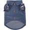 Show in main carousel: Wrangler Pattern Yoke Denim Dog Shirt, Medium Blue, X-Small slide 3 of 9