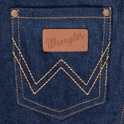 Show full view: Wrangler Dark Denim Dog Jacket with Lining, Dark Blue, X-Small slide 6 of 9