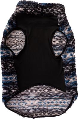 Show full view: Wrangler Printed Sherpa Dog Pullover, Blue Multi, X-Small slide 4 of 7